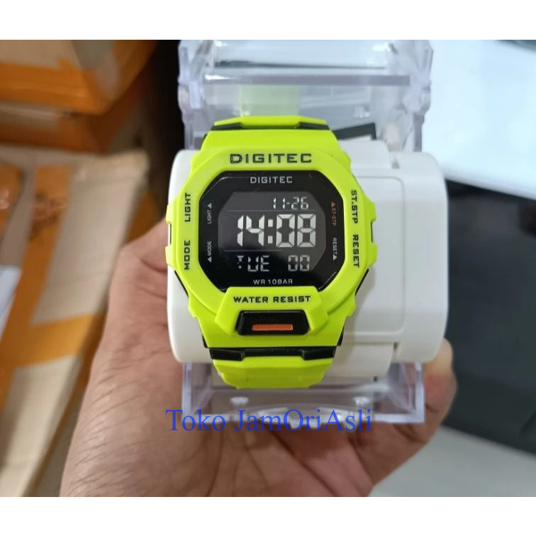 Promo Original Digitec 5169 DG-5169 / DG 5169 / DG5169 Dg-5169t 5269t Tahan Air Jam Tangan Pria Digi