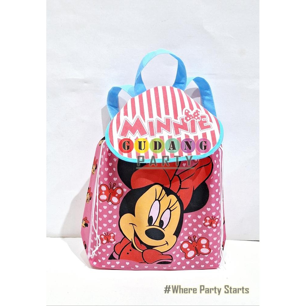 

TERBARU!! Spunbond Ransel Karakter/Goodie Bag Ransel Karakter/Goodie Bag Tenteng - Minnie