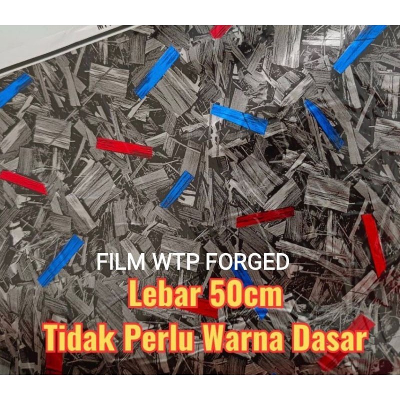 WTP FILM CARBON MOTIF FORGED 3 COLOUR 50 X 100 ▪️wtp carbon forged film carbon wtp film wtp carbon m