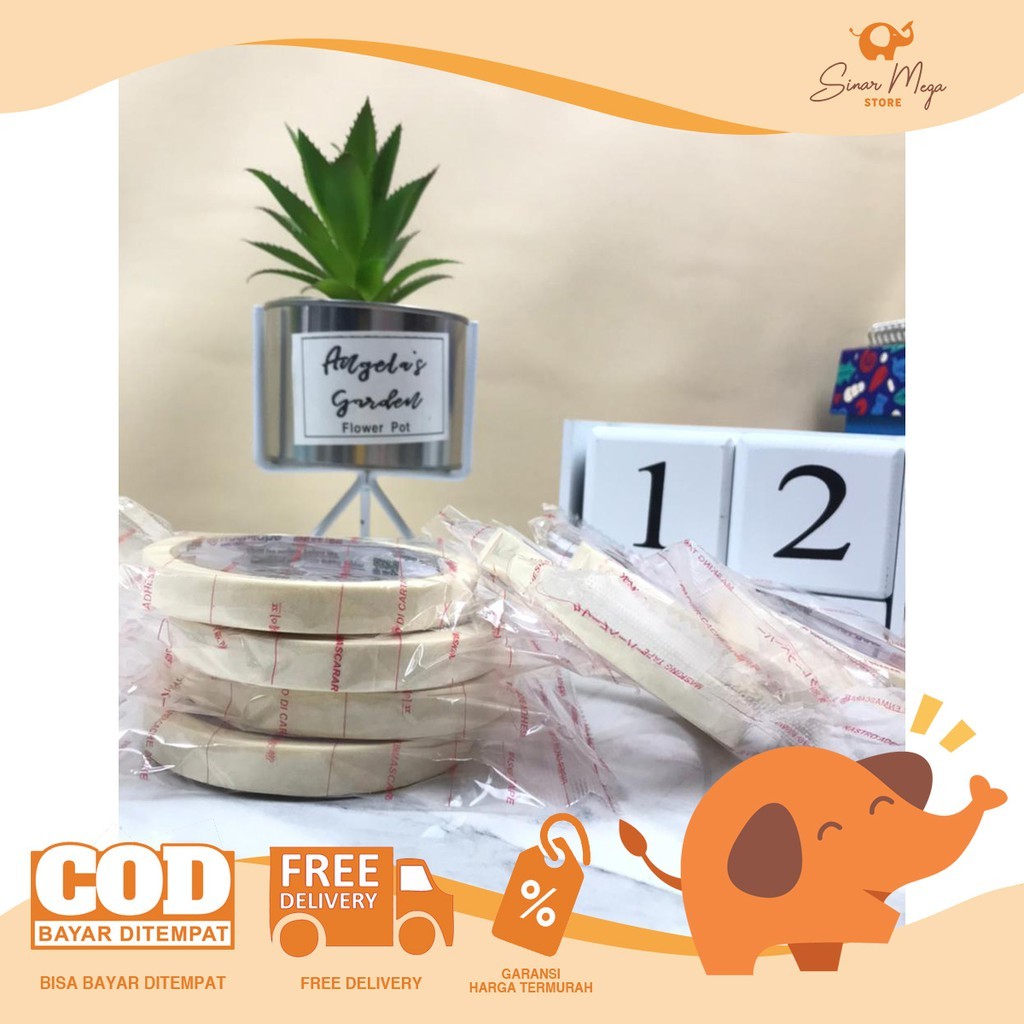 

Nachi Masking Tape 12mm / Isolasi Solasi Kertas Murah Berkualitas