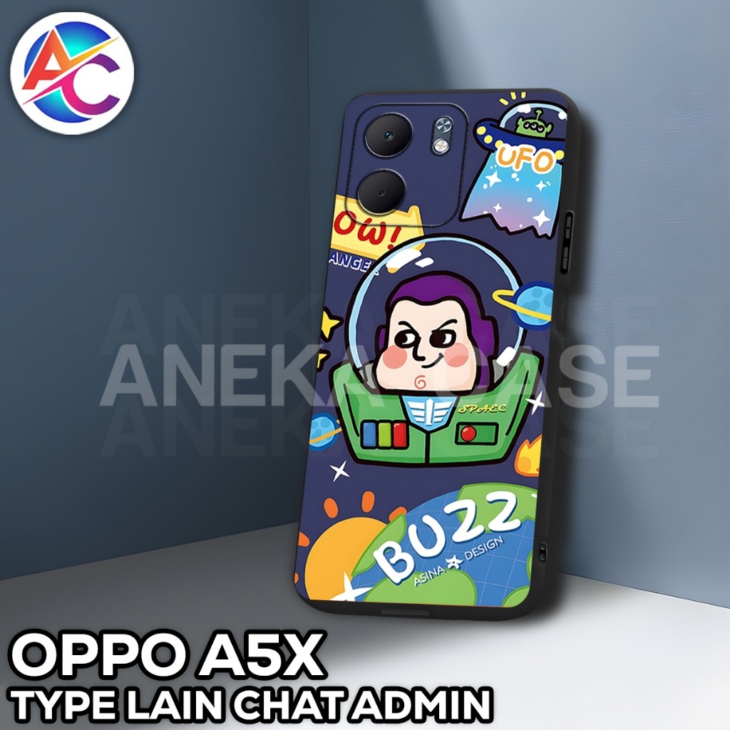 AC63-Case OPPO A5X 2025-GAMBAR KARTUN-Softcase OPPO A5X terbaru-Casing OPPO A5X-Silikon OPPO A5X