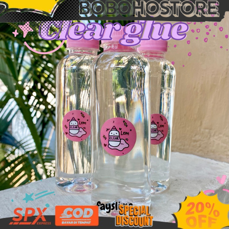 

CUTE Clear glue 250ml | lem bening untuk membuat slime FAY