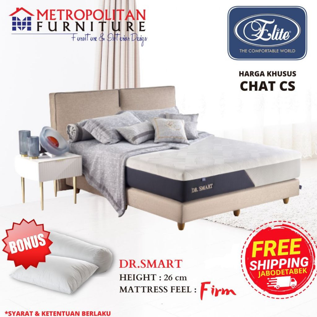 Kasur Springbed Springbed Elite Dr.Smart Spring bed matras
