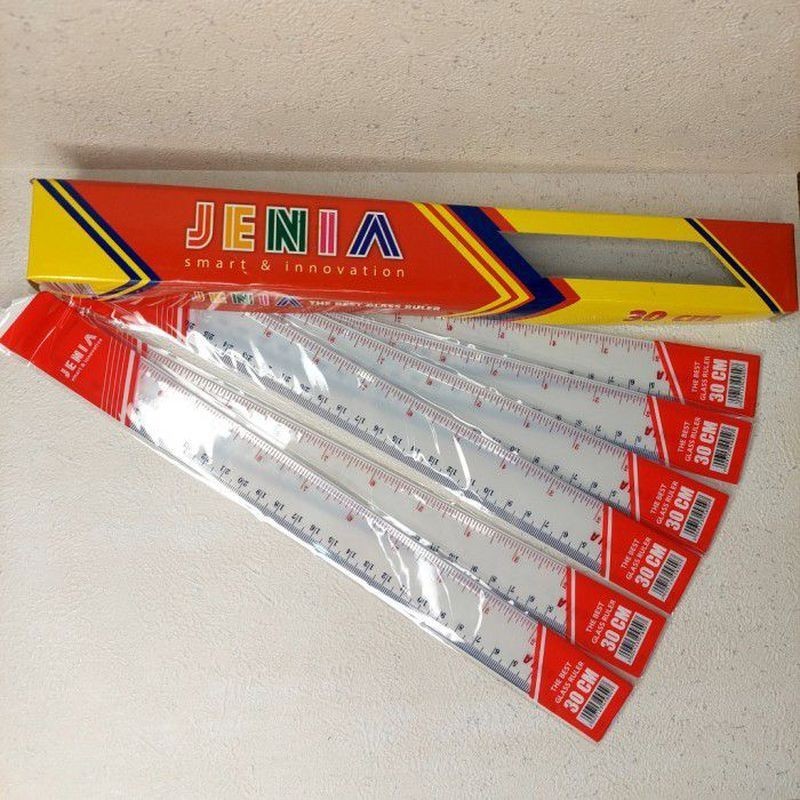 

Penggaris Jenia Mistar 15cm / 20cm / 30cm