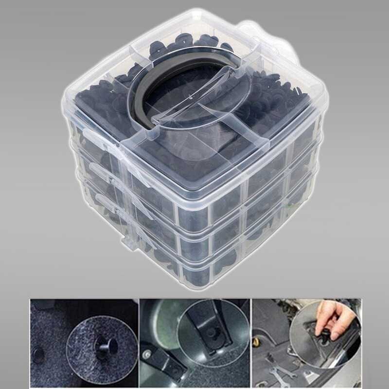 

OTOHEROES Baut Rivet Mobil Universal Push Pin Fasteners Clip 620 PCS - CA03 -MR