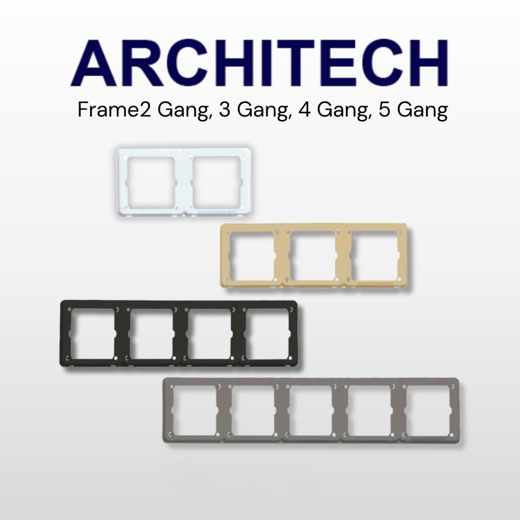 Frame Architech Infinity Frame Saklar 2 Gang 3 Gang 4 Gang 5 Gang