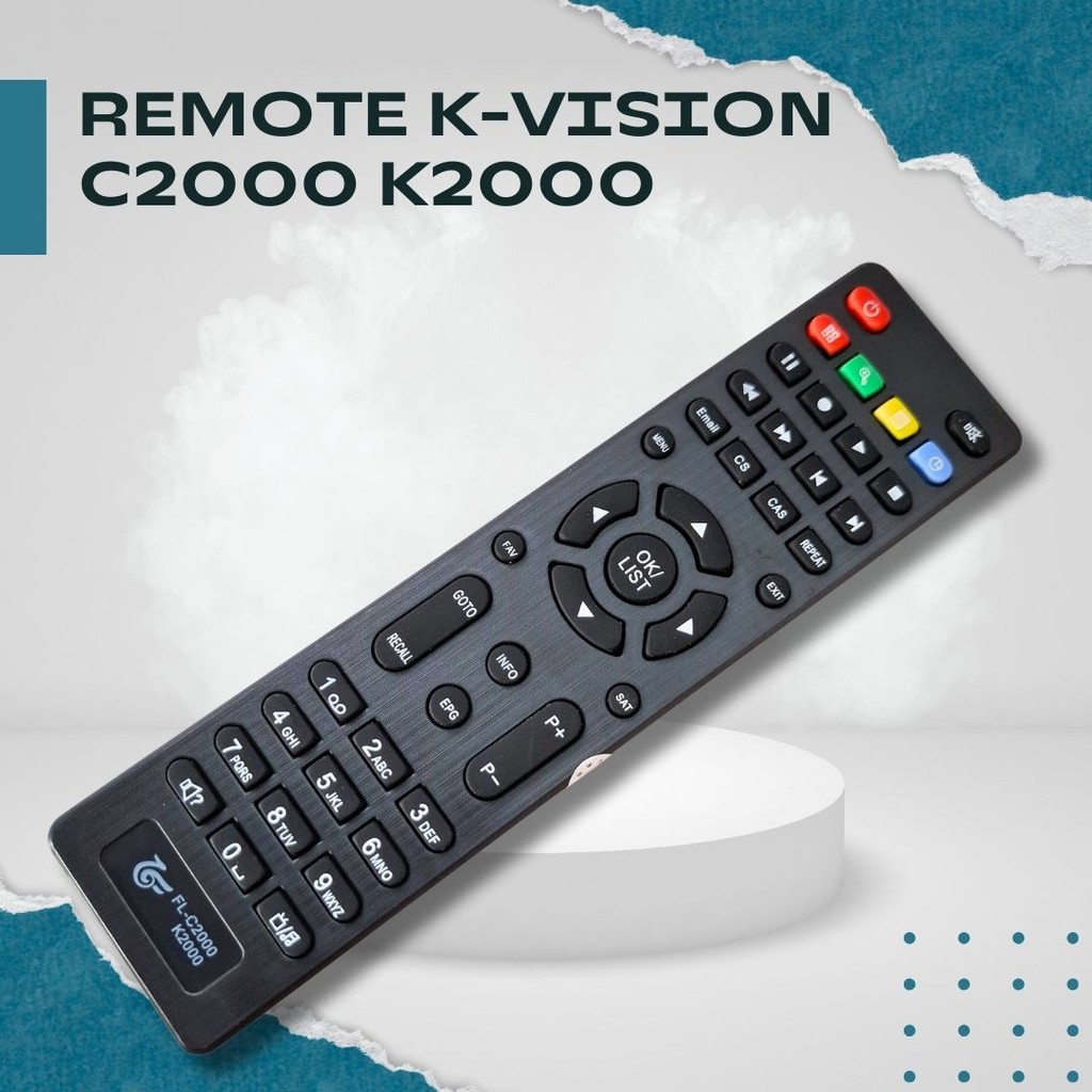 Remote K-Vision C2000 K2000 – Untuk Decoder Bromo Series