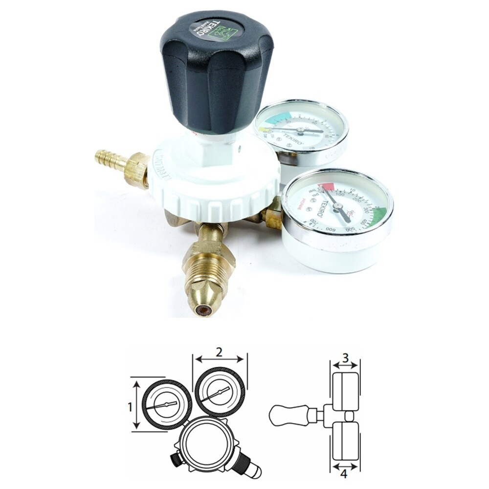 Tekiro Regulator las LPG / Heavy Duty Welding Regulator LPG