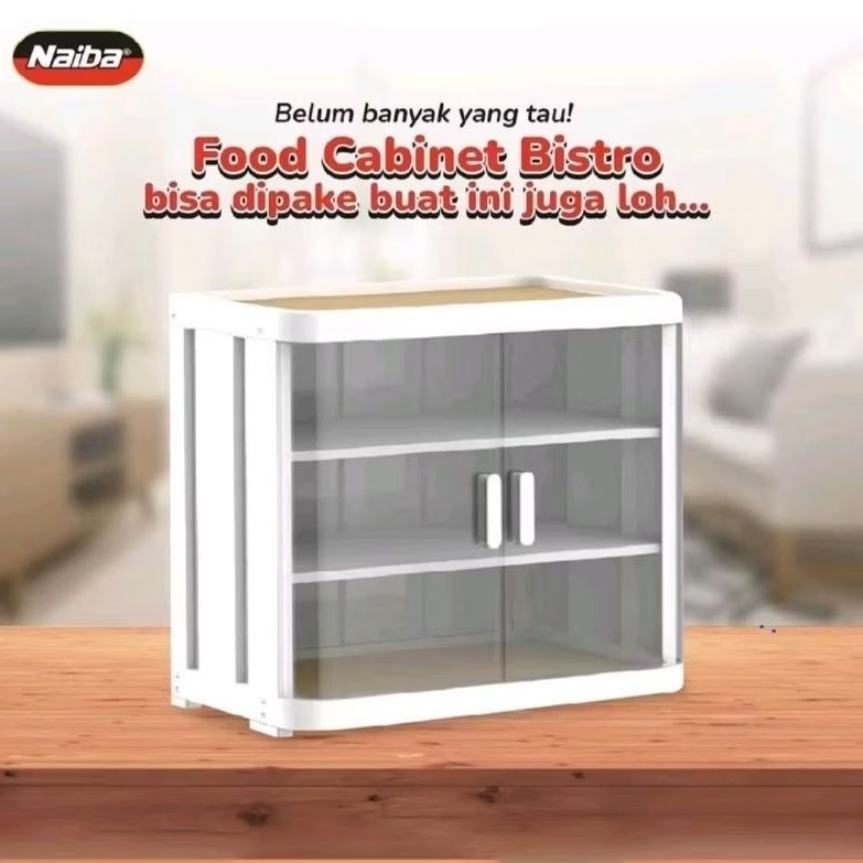 Nandos Rak piring meja Food Cabinet Bistro /tempat penyimpanan makanan/rak multifungsi 3413/3416 Rak