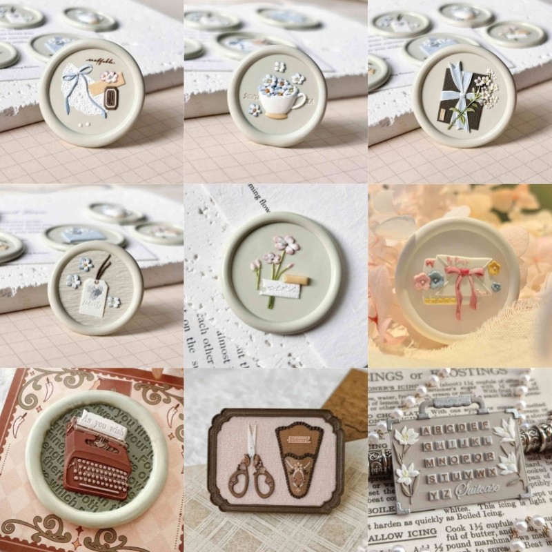 

New Lacquered Seal Head Handbook Series, Irregular-Shaped Multi-Layer Embossed Envelopes, Invitations, Stamps, Toys