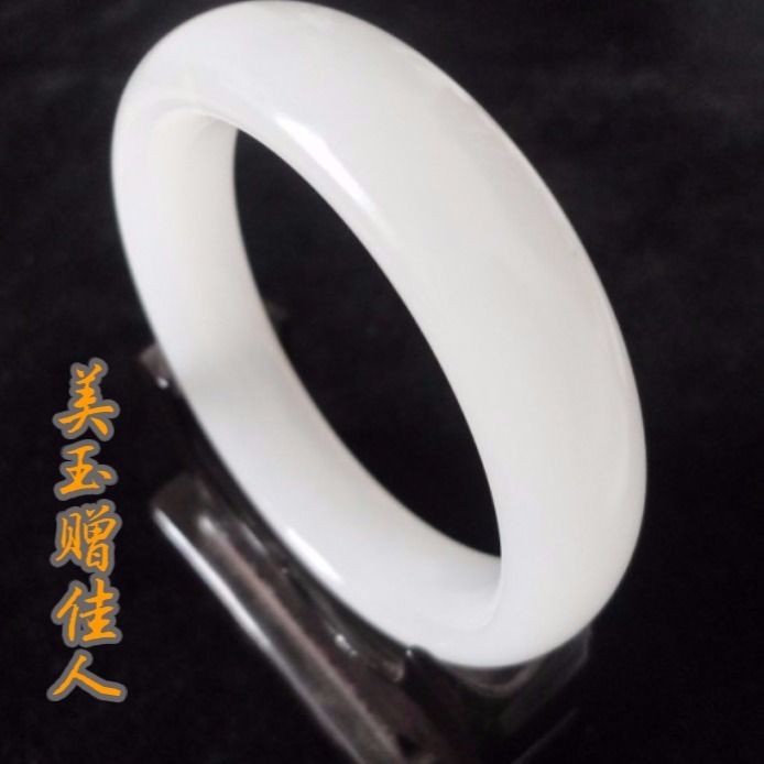 Gelang, gelang marmer putih, gelang, giok batu giok putih suet, pasokan produsen gelang giok bar bun