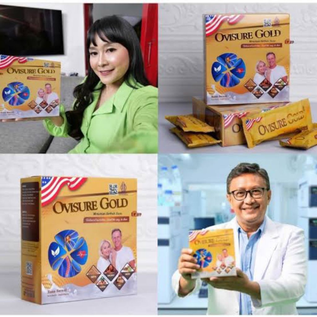 

OVISURE GOLD Susu Tulang Dan Sendi Original Varian Terbaru 12 Sachet