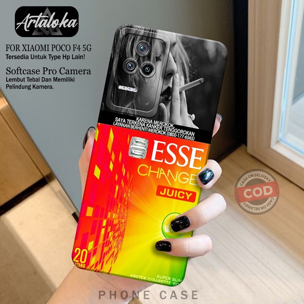 Softcase Hp Xiaomi Poco F4 5G Fashion Case RK Case Poco F4 5G Silikon TPU Pro Camera Casing Poco F4 