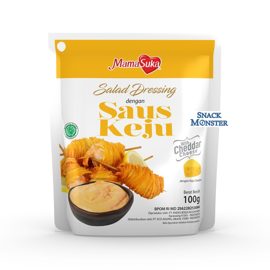 

Mamasuka Salad Dressing Saus Keju - Netto 100 gr