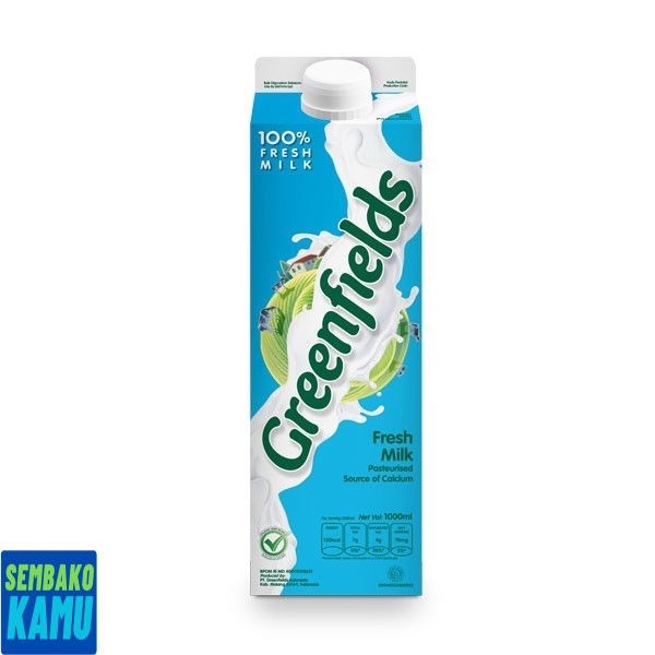 

greenfields Fresh Milk 1 Liter - Susu