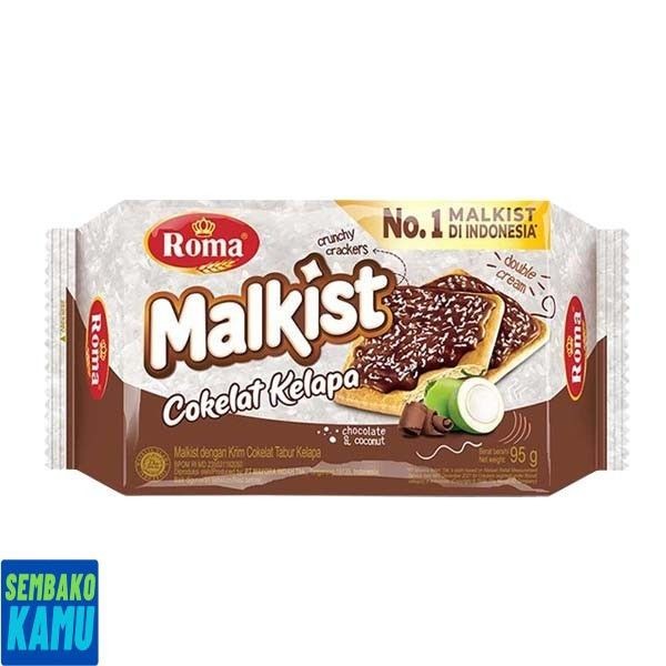 Roma Malkist Cokelat Kelapa 95 gr - Biskuit