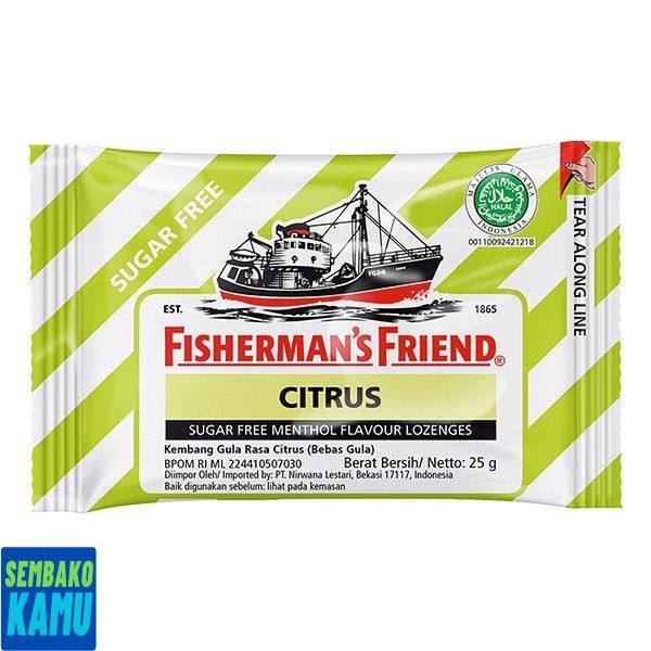 

Fishermans Friend Sugar Free Citrus 25 gr - Permen