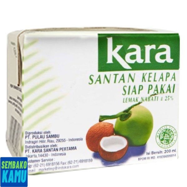 

Kara Coconut Cream Hijau 200 ml - Santan