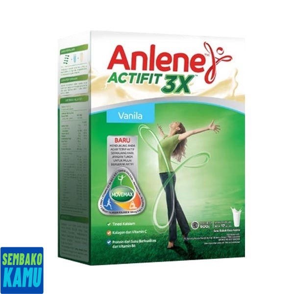 

Anlene Actifit 3x Vanila 590 gr - Susu