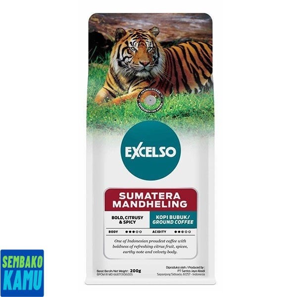 

Excelso Sumatera Mandheling Bubuk 200 gr - Kopi