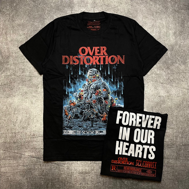Tshirt OVER DISTORTION - SELEBRASI 2025 Kaos Merchandise