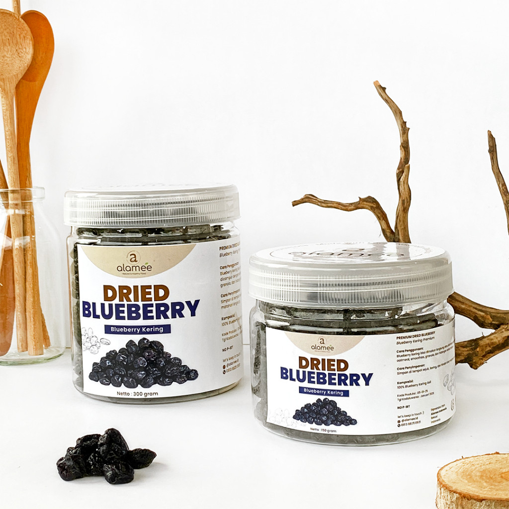

New ALAMEE Buah Kering Blueberry Dried Bluberry Cemilan FruitPremium