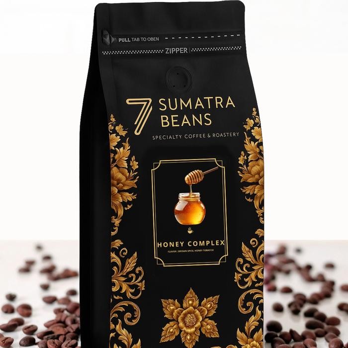 

Seven Sumatra Beans Honey Complex Specialty Coffee 100% Arabica 200gr
