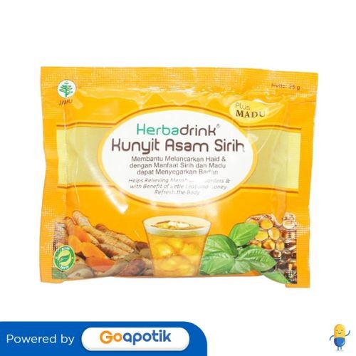 

Herbadrink Kunyit Asam 25 Gram Box 5 Sachet