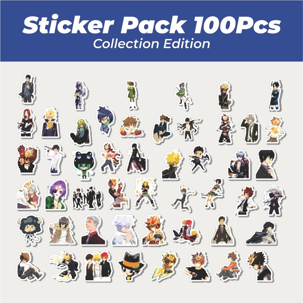 

Hot Stiker Anime Series Reborn Karakter Mix 1 Lucu Anti Air Stikers Berperekat Waterproof Sticker Decal Buat Motor Helm Buku Journal Koper Casing HP Laptop Botol Minum