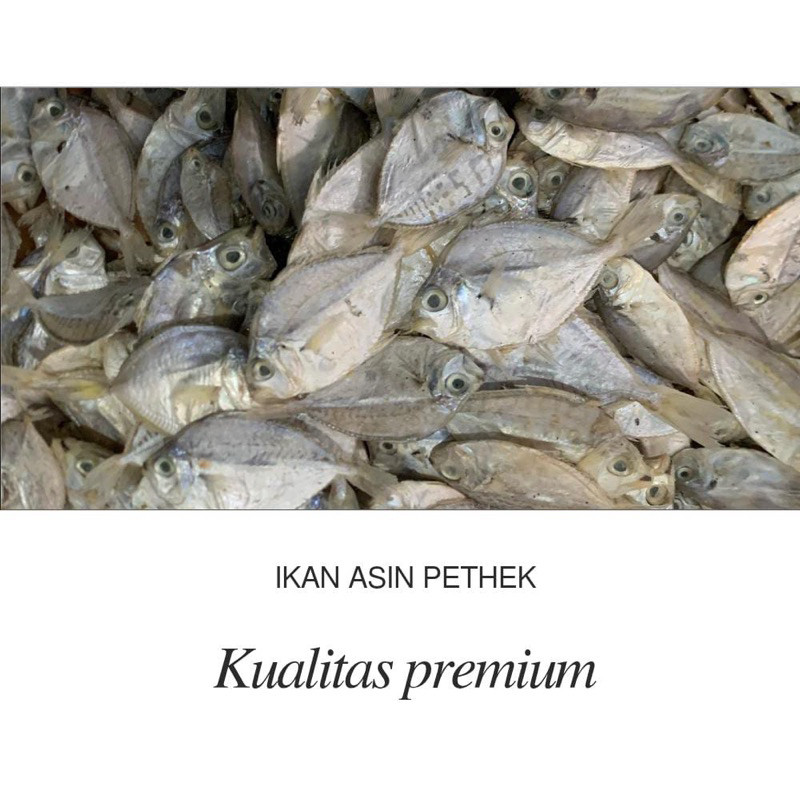

Ikan Asin Petek / ikan pirik / ikan peyek 1kg Ukuran Sedang Murah Enak