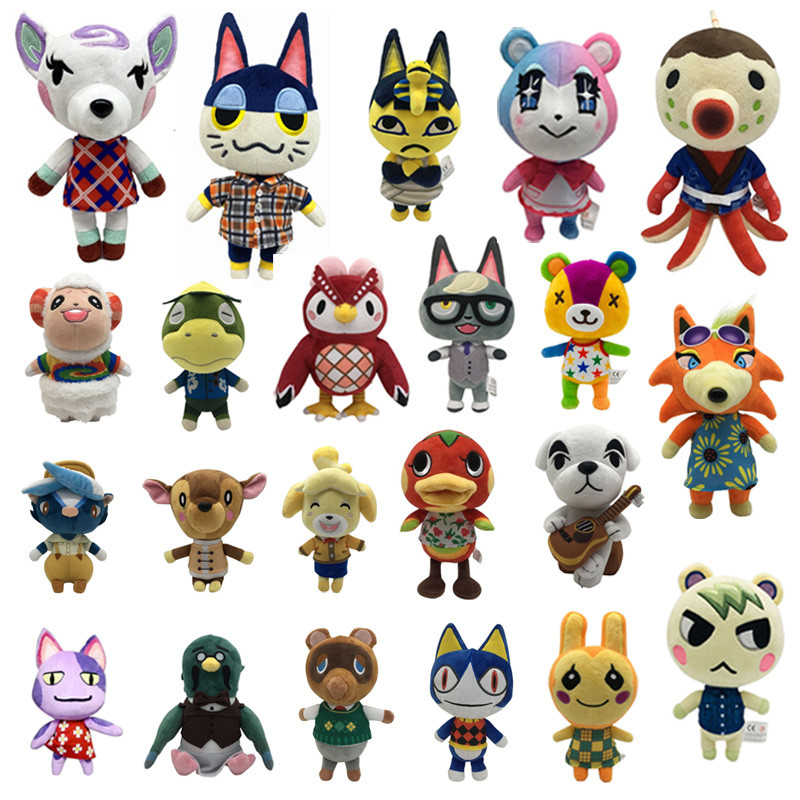 1pcs 20cm Animal Crossing Raymond Punchy Celeste Diana Marshal Zuck Plush Toy Cartoon Tom Plush Stuf