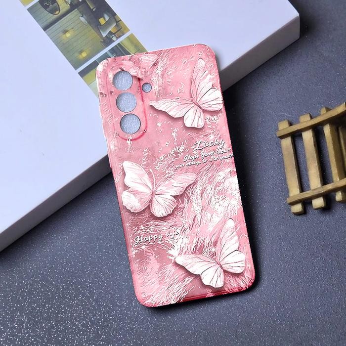 Softcase Untuk Samsung A36 5G Samsung A56 5G Motif Butterfly SNY08 - Case HP Samsung - Silikon Prote