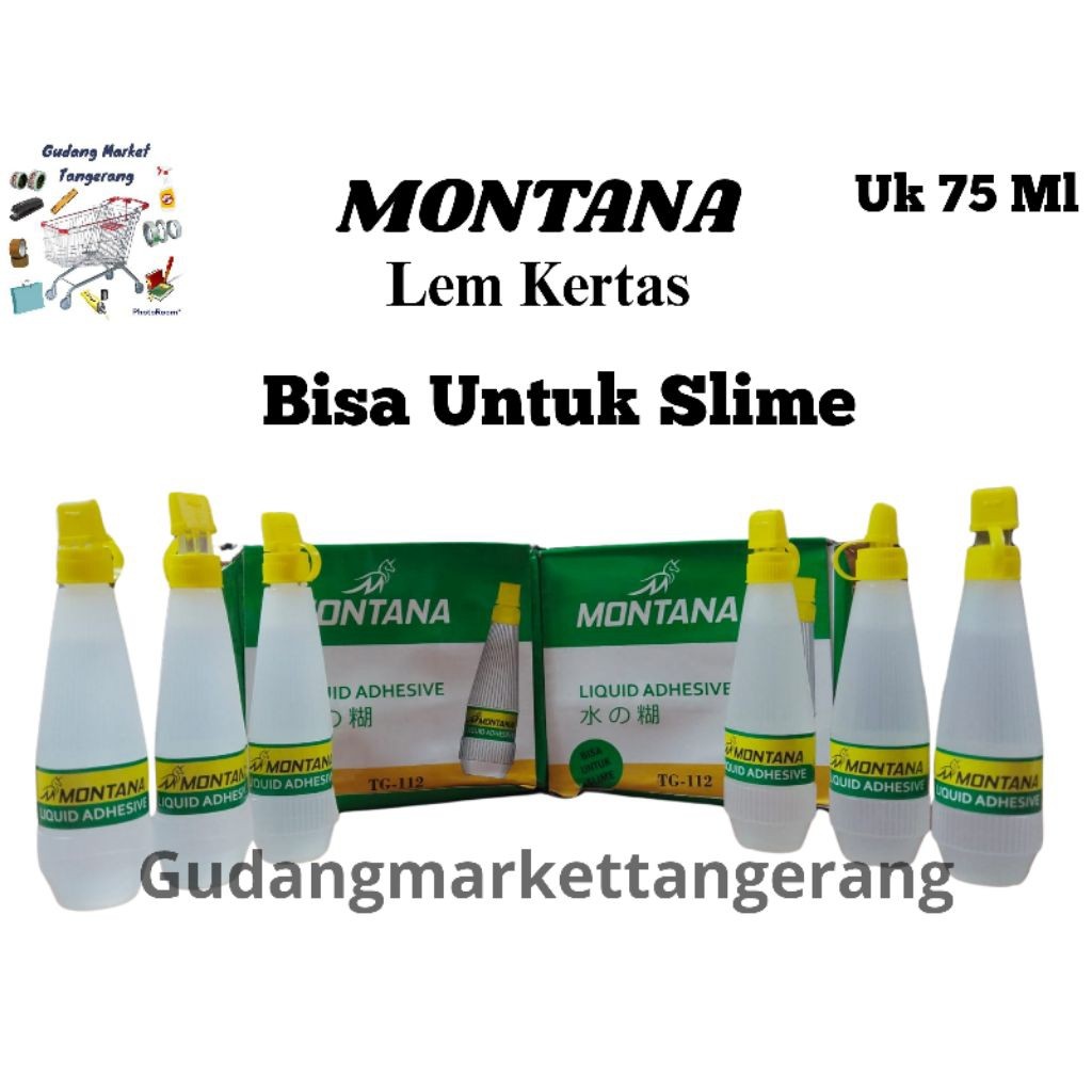 

MONTANA - Lem Kertas 1 pcs ( UK 75 ml Besar)