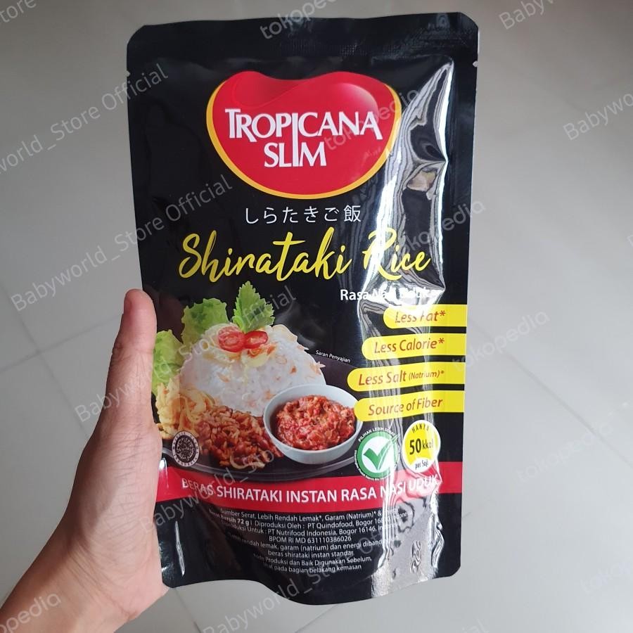 

Tropicana Slim Shirataki Rice Beras Instan Rasa Nasi Uduk 71gr