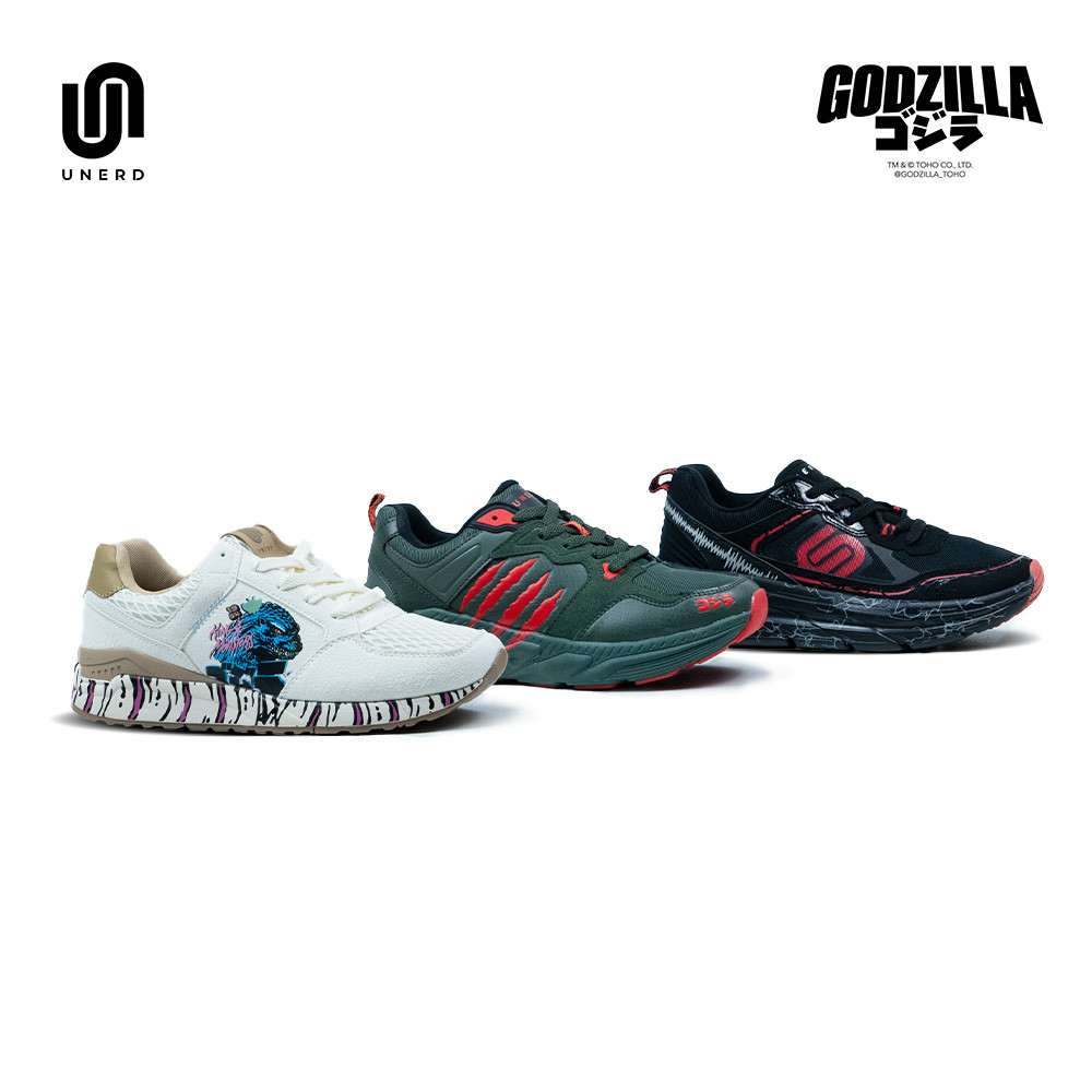 UNERD x GODZILLA | BUNDLING PACKAGE | SEPATU SNEAKERS  PRIA WANITA