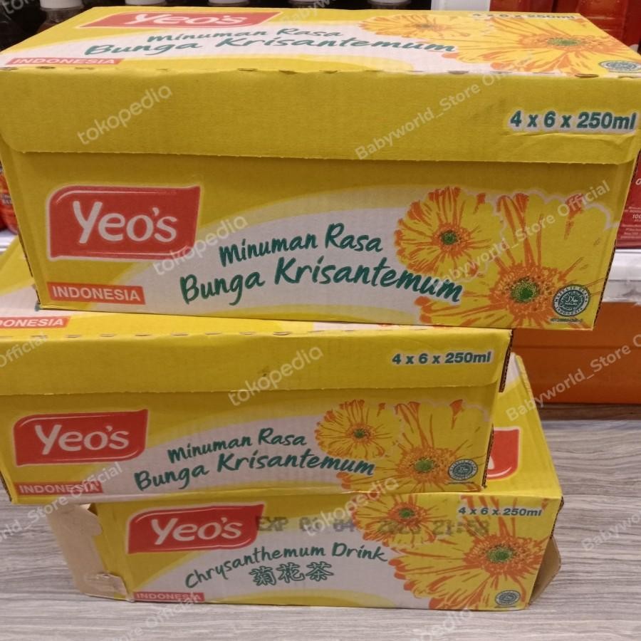 

Yeo's Minuman Rasa Bunga Krisantemum Dus Isi 24 Pcs