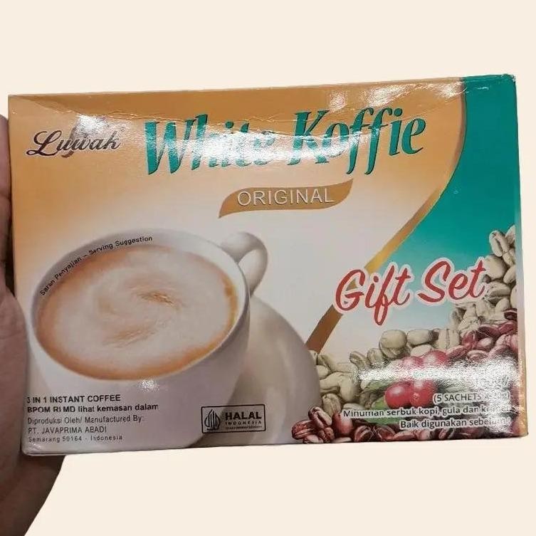

Luwak White Koffie Coffee Original Kopi Sachet Instant 3in1 ( isi 5 sachet )