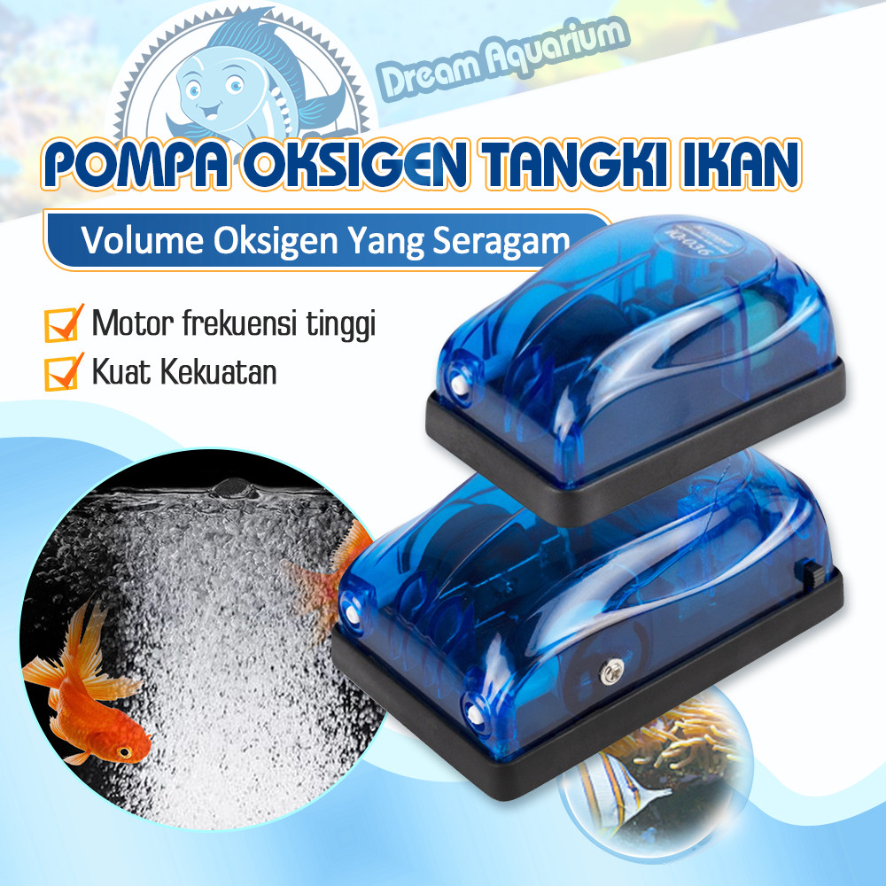 Tekira.store PAKET AERATOR AQUARIUM AERATOR 2 LUBANG CABANG 2 AQUASCAPE AQUARIUM KOLAM Gelembung Uda