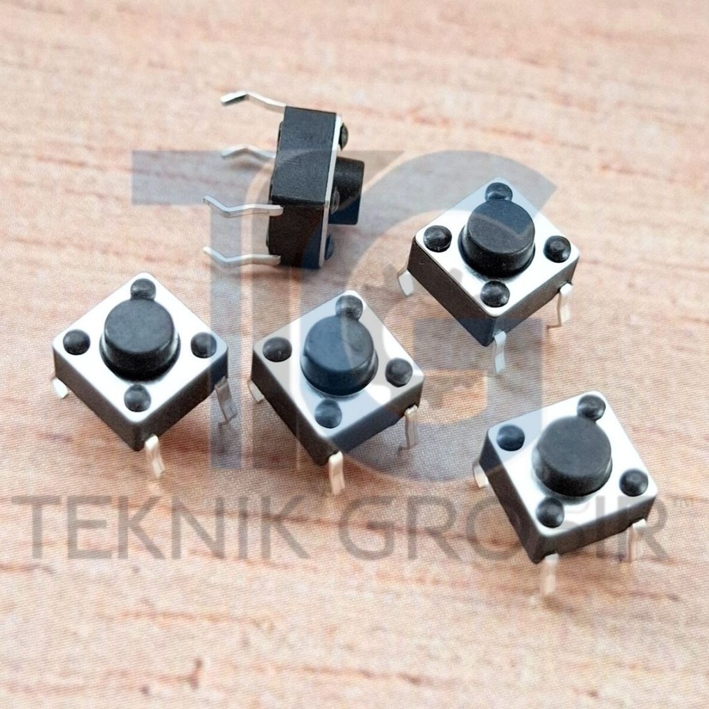 Push Button Mini 6x6x5mm – Saklar Tactile 4 Pin