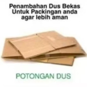 

DUS / KARDUS BEKAS UNTUK PACKINGAN LEBIH AMAN (POTONGAN DUS)