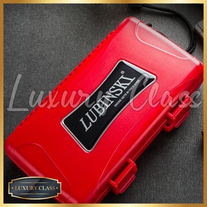 Lubinski - Travel Case Humidors 5 Tube 5 Tube Portable Storage Lubinski Travel Humidor Lubinski Trav