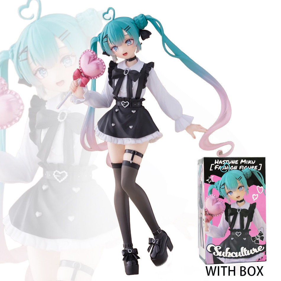 19cm Sexy Girl Hatsune Miku Anime Figure Fashion Subclture Miku Action Figure Room Decorations PVC C