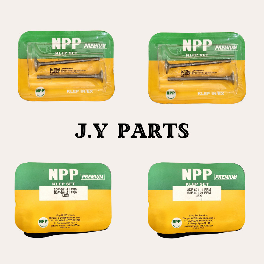 NPP PREMIUM - Klep set B3F Yamaha Lexi 125