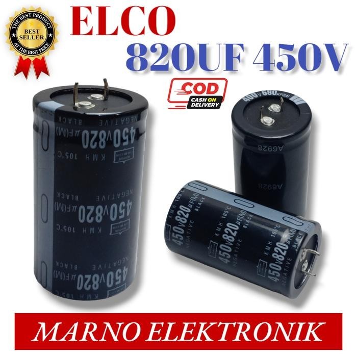 CAPASITOR KAPASITOR ELCO 450V 820UF 450V820UF