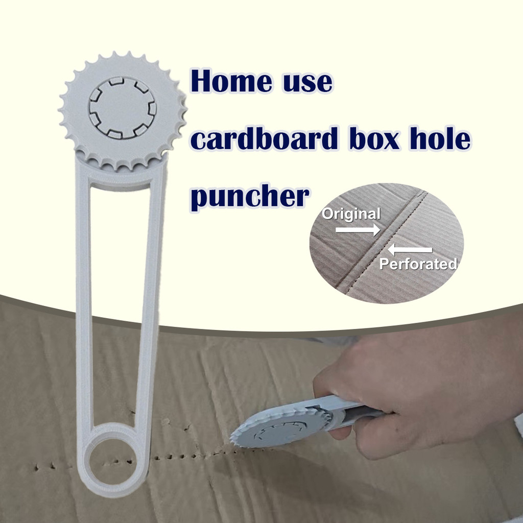 

1PC Cardboard Box Punch Tool, Serba guna punch tool Sangat cocok untuk memotong dan mengemas produk