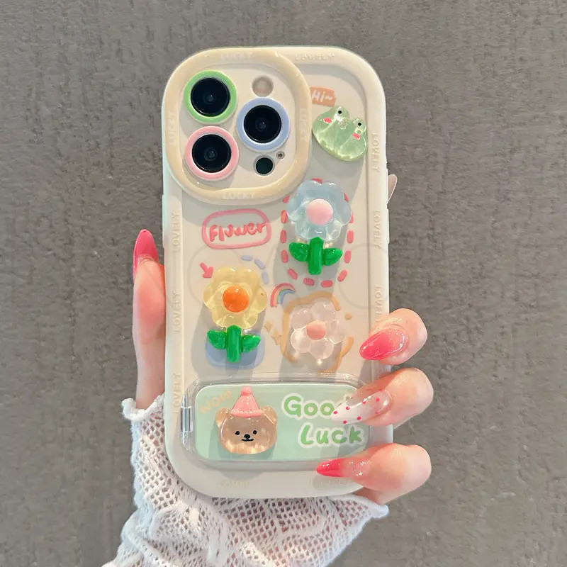 Banca | Eksklusif Softcase +3D+ Kaca Popsocket Silicone Terbaru Case iPhone 16 11 12 13 14 15 PRO MA