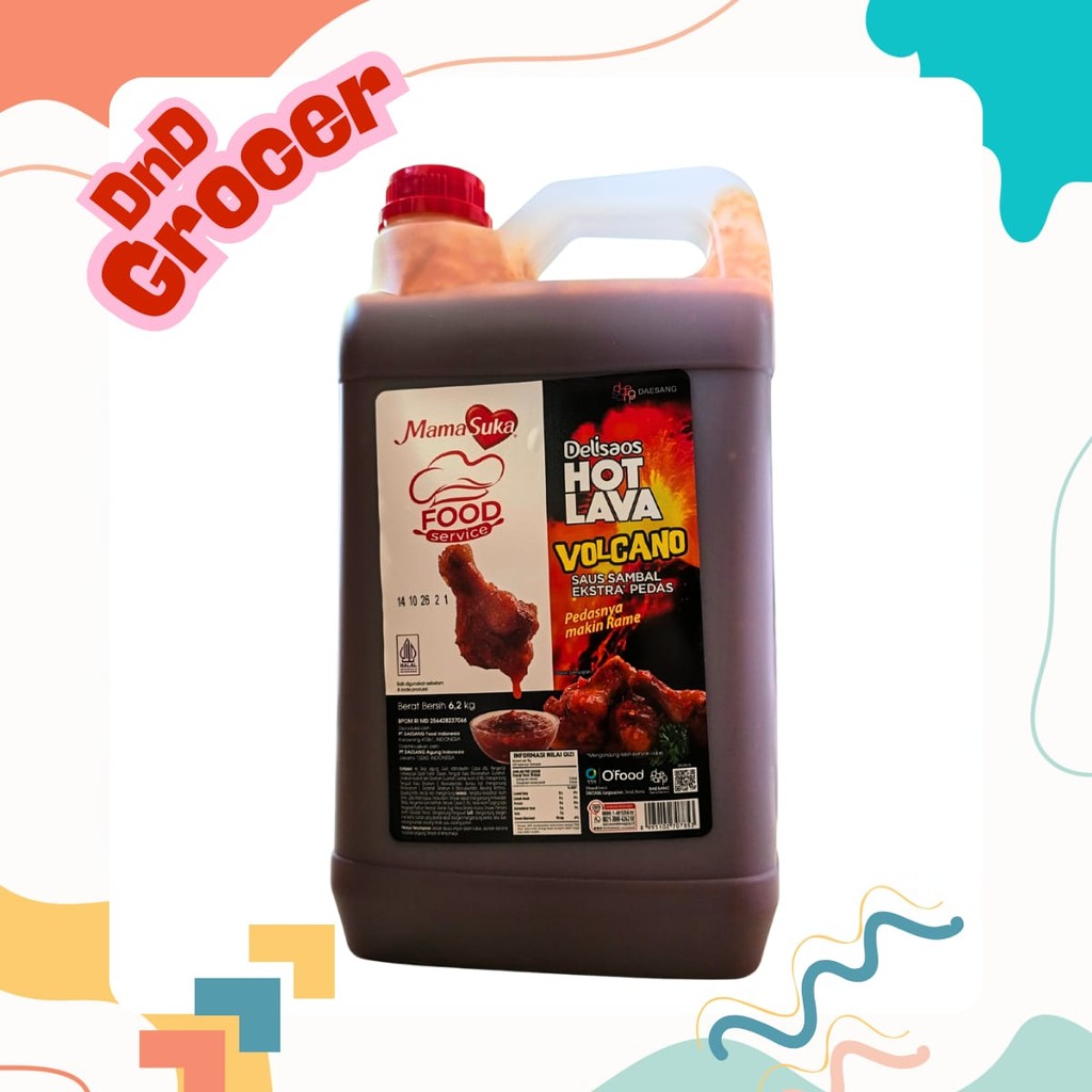 

Saus Hot Lava Volcano 6,2 Kg Jirigen