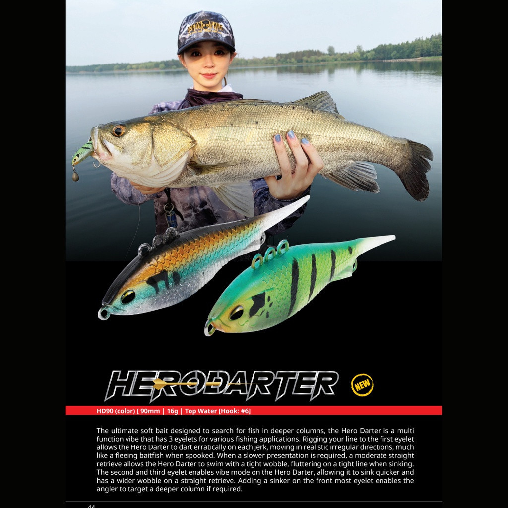 Umpan Soft Lure Bone Hero Darter 90mm 16g Umpan Pancing Minnow Multi Action