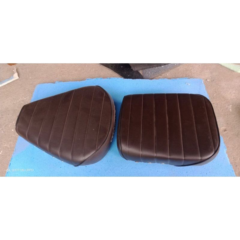 jok pisah honda c70 c50 coklat tua