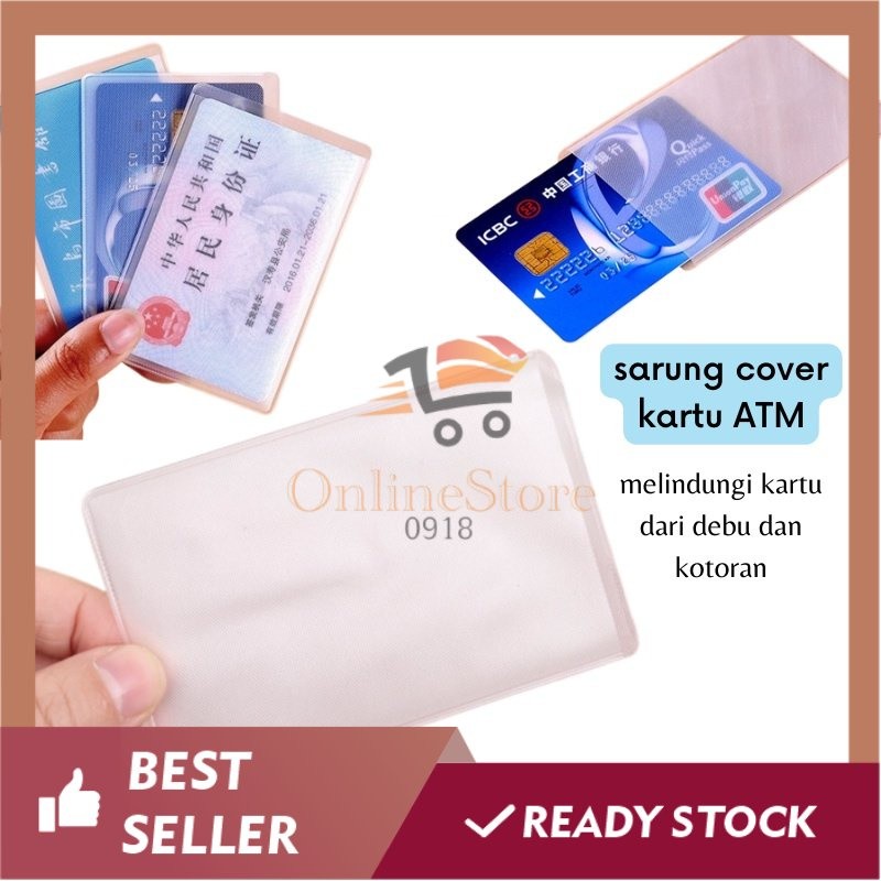 

OS -G113 - Sampul Kartu ATM - Plastik Transparan Sampul Kartu ATM